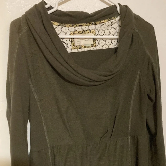 🌈 Saturday Sunday 100% cotton east fit low cowl neck M - Picture 2 of 8